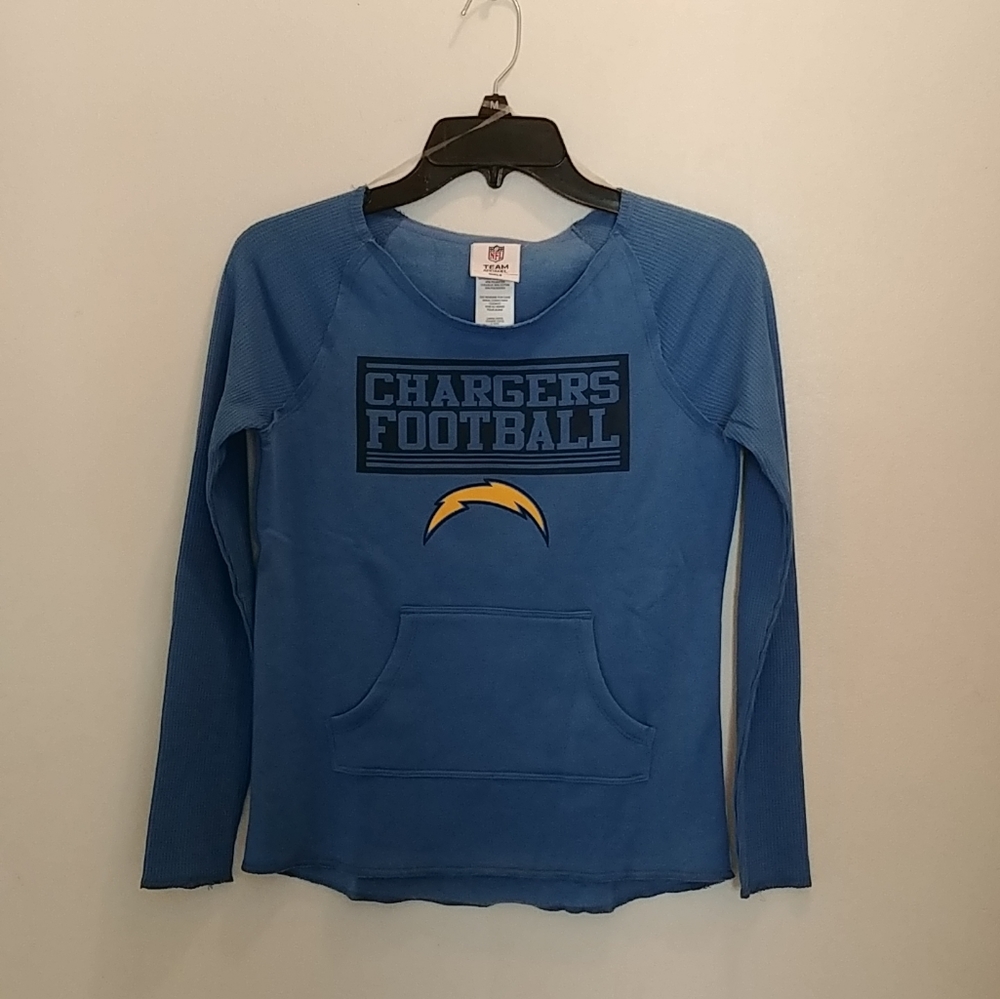 NFL L. A. Chargers Girls long sleeve Tee (12 Large)
